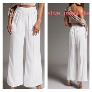jluxabel white lined pleated pants new (L)